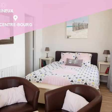 Studio Cosy Les Roses Tremieres 3 Etoiles Centre Plouharnel Proche Mer المظهر الخارجي الصورة